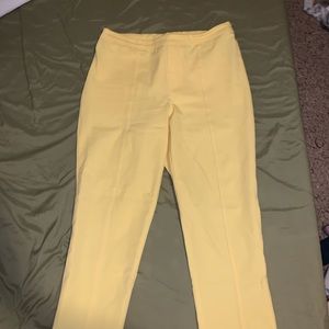 Bright Yellow Stretchy Pants